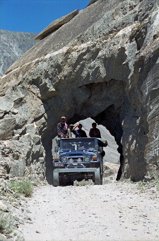 04 Driving Through Rock Tunnel On Road From Shigar To Dassu